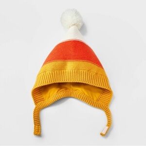 Cat & Jack 0-6 Months Candy Corn Bonnet